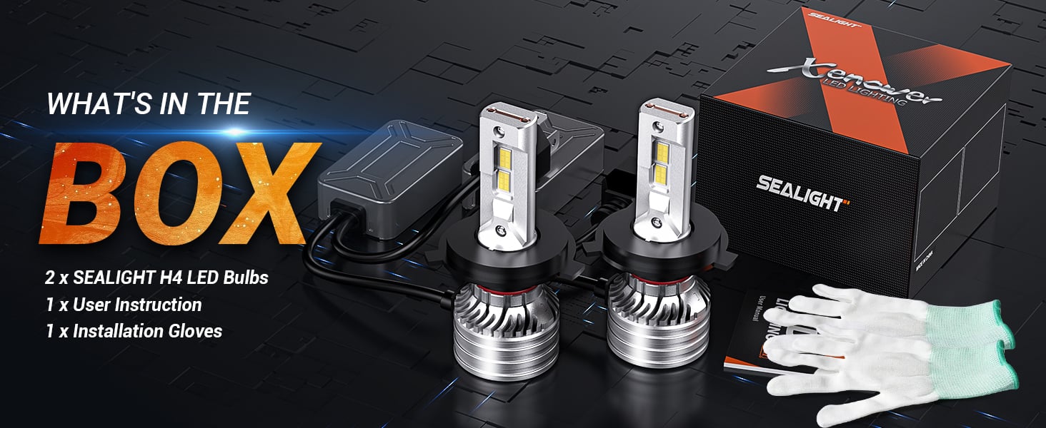 SEALIGHT X4I H4 led bulbs