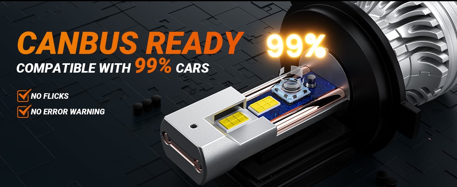 SEALIGHT H4 LED Headlights 99% compatible