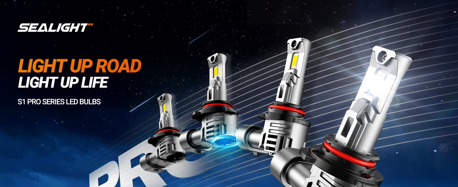 Sealight 9005 9006 Fog Light Bulbs Combo