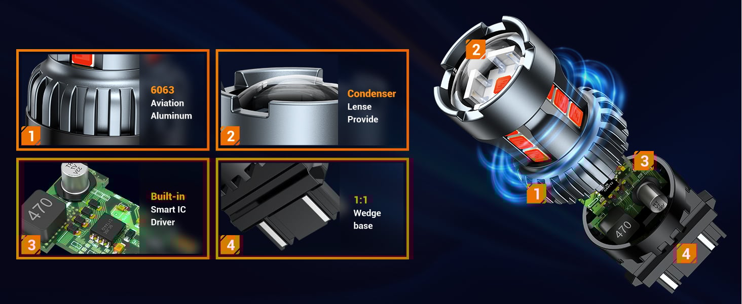 sealight 3157 led bulb 3156 4157 3056 led light bulb brake tail light blinker lights,stop bulbs.