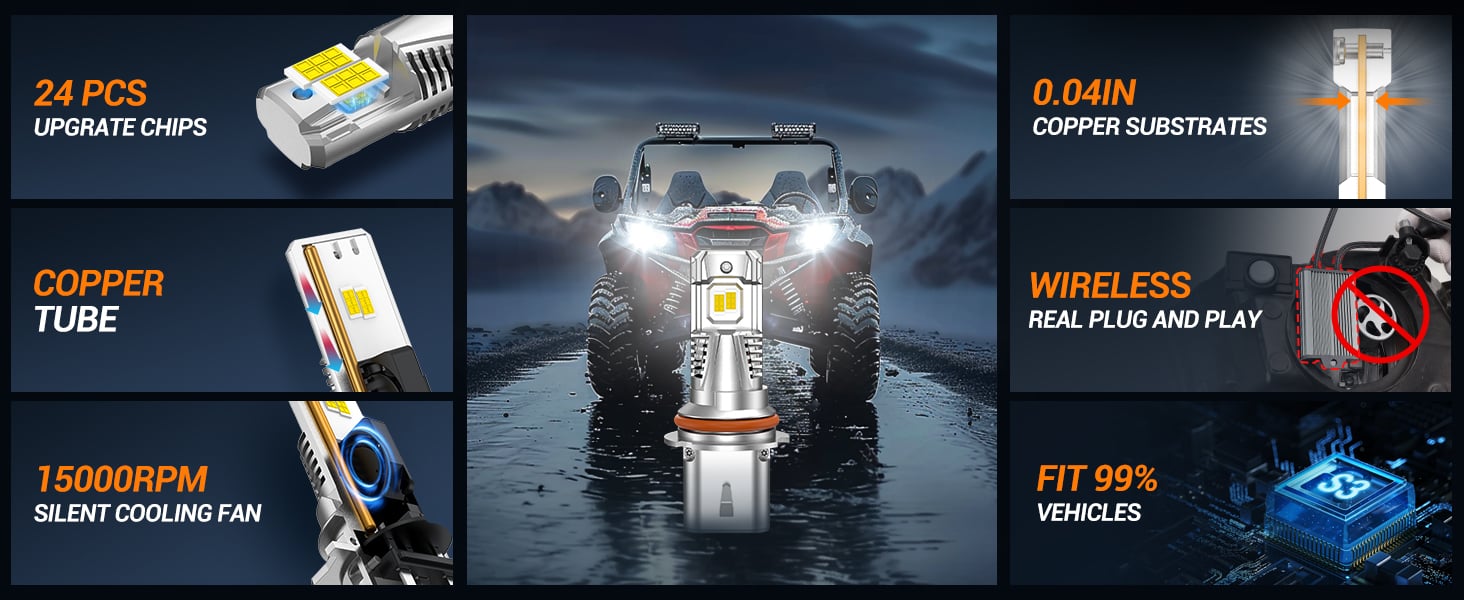 headlight bulbs 9004