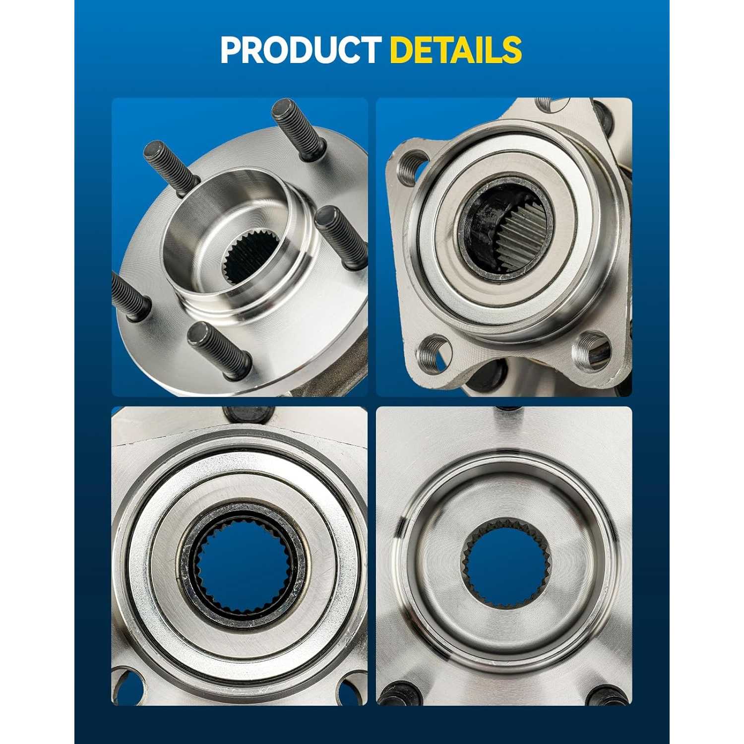 m-fridayページ PHILTOP 512449 AWD Rear Wheel Bearing Fit for Mazda CX-9 2007-2015