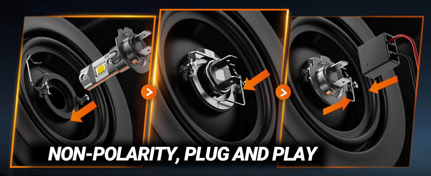 SEALIGHT S7S H7 LED HEADLIGHT BULBS