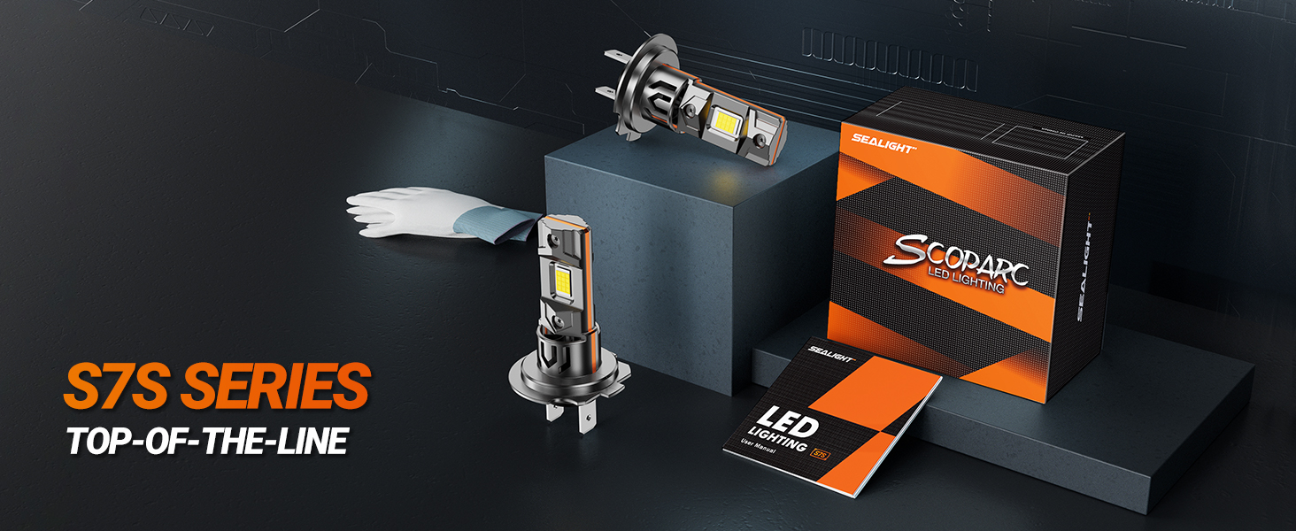 SEALIGHT S7S H7 LED HEADLIGHT BULBS