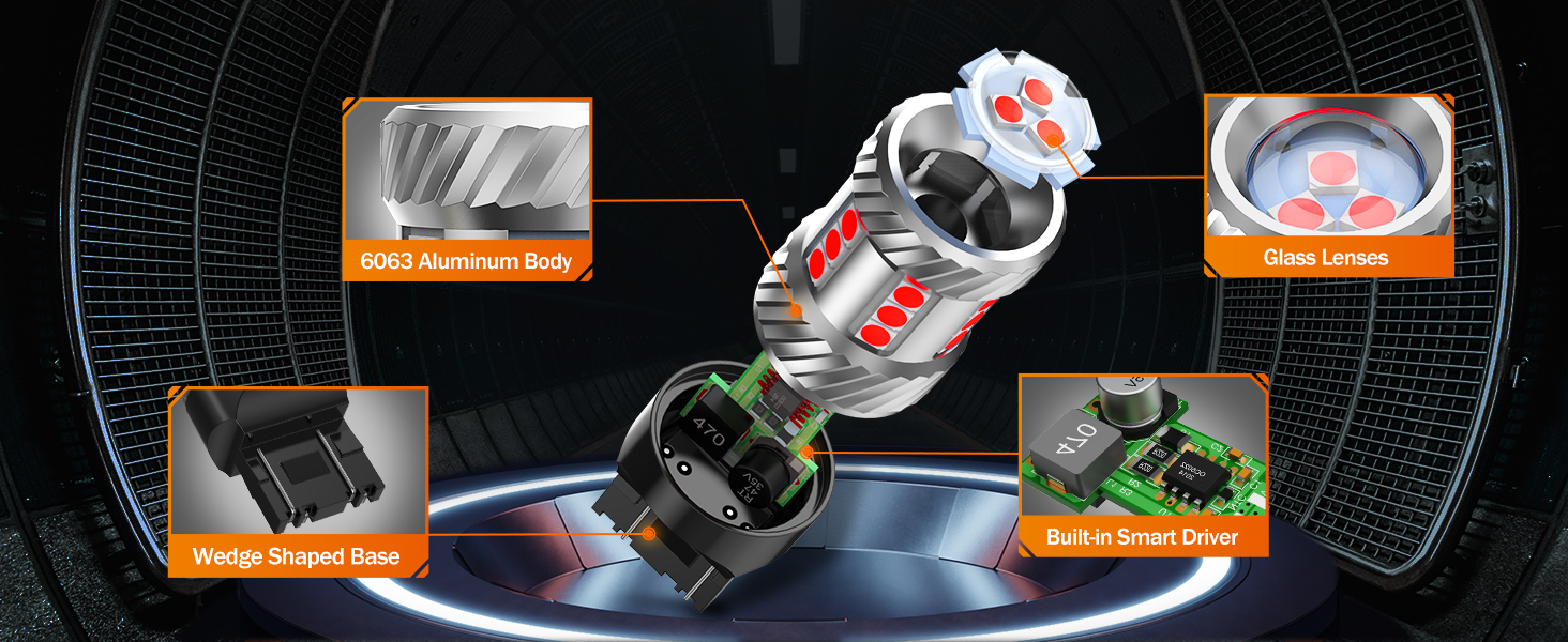 7443 7440 led bulb brake light bulb