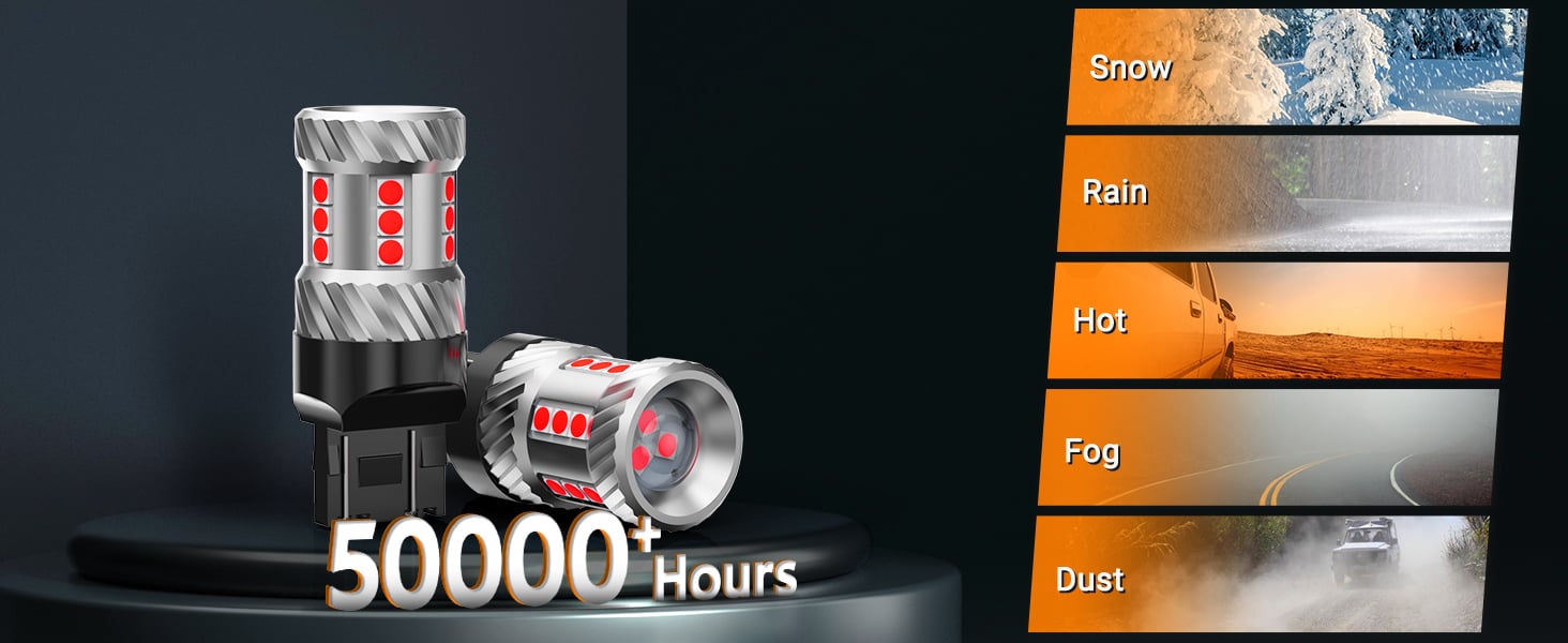 7443 7440 7441 led bulb red barke bulb