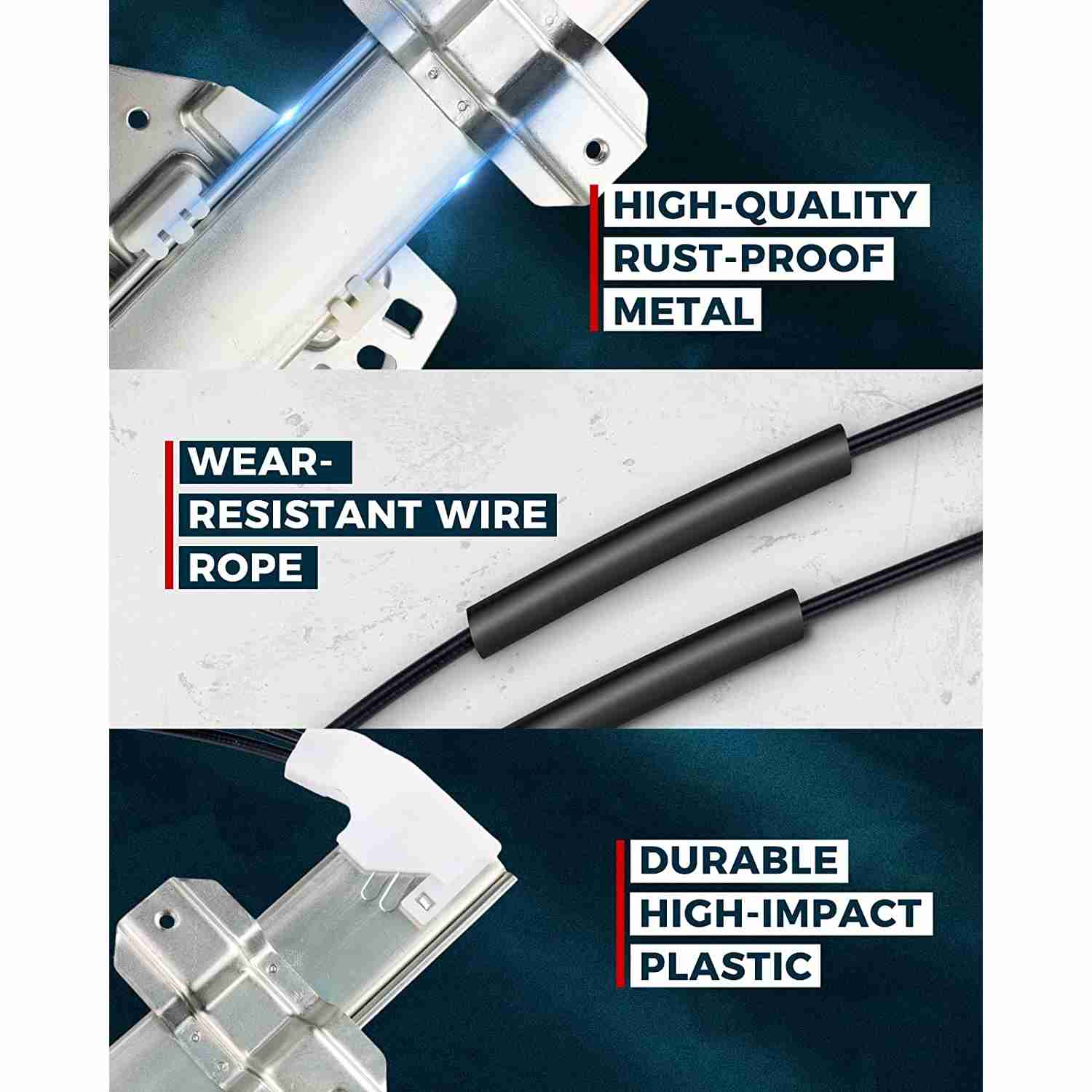 KAX® 1994-1997 Honda Accord Front Right Passenger Side Power Window Regulator with Motor 5