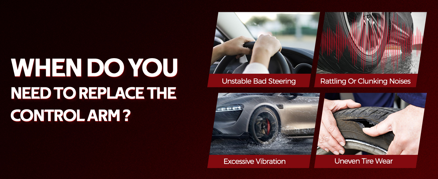 when do you need to replace the control arm