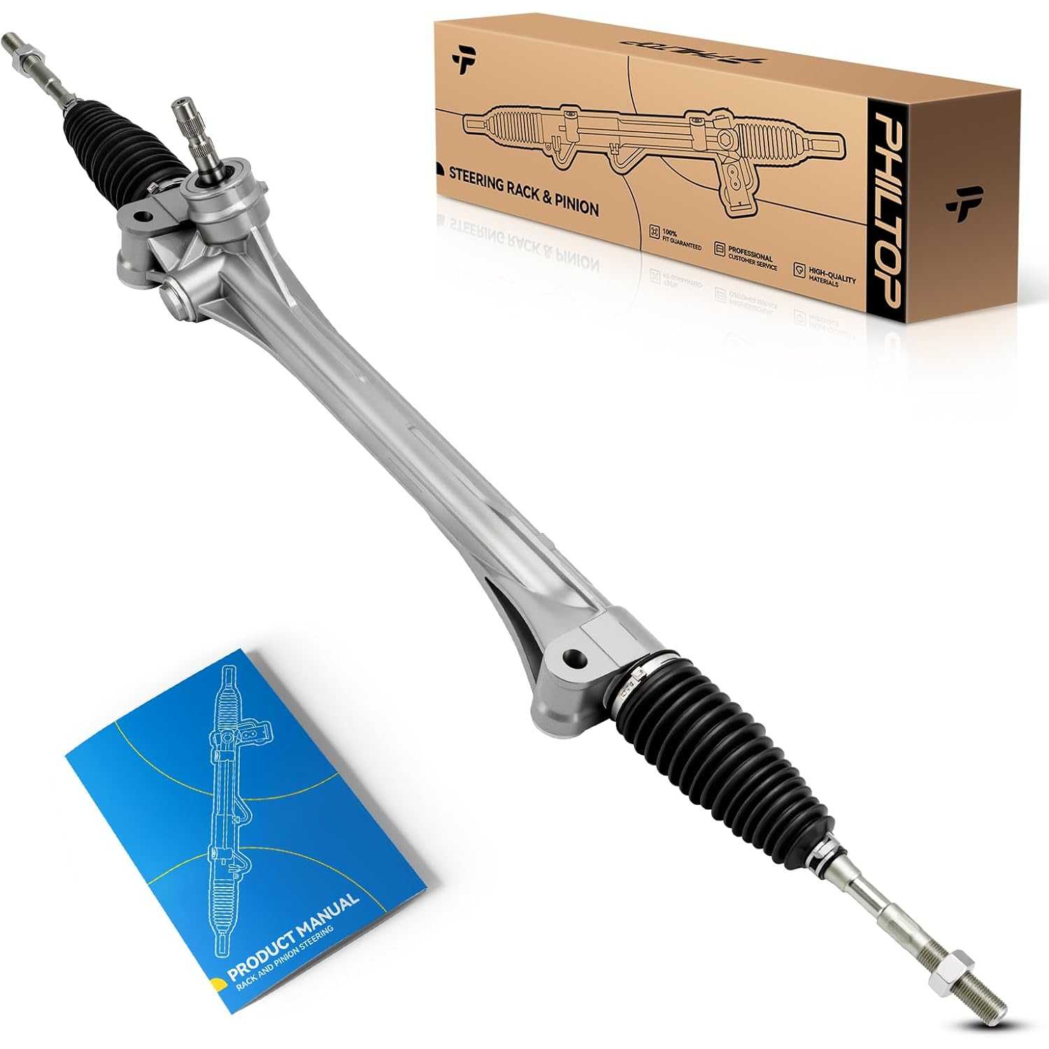 PHILTOP Electronic Steering Rack and Pinion Compatible with Toyota RAV4 2013-2019 2.5L, Rack and Pinion Replace 1G-26011