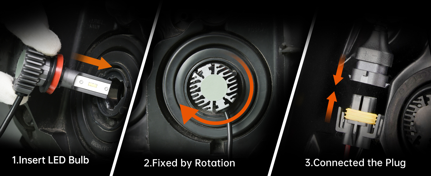 H11 led headlight bulb
