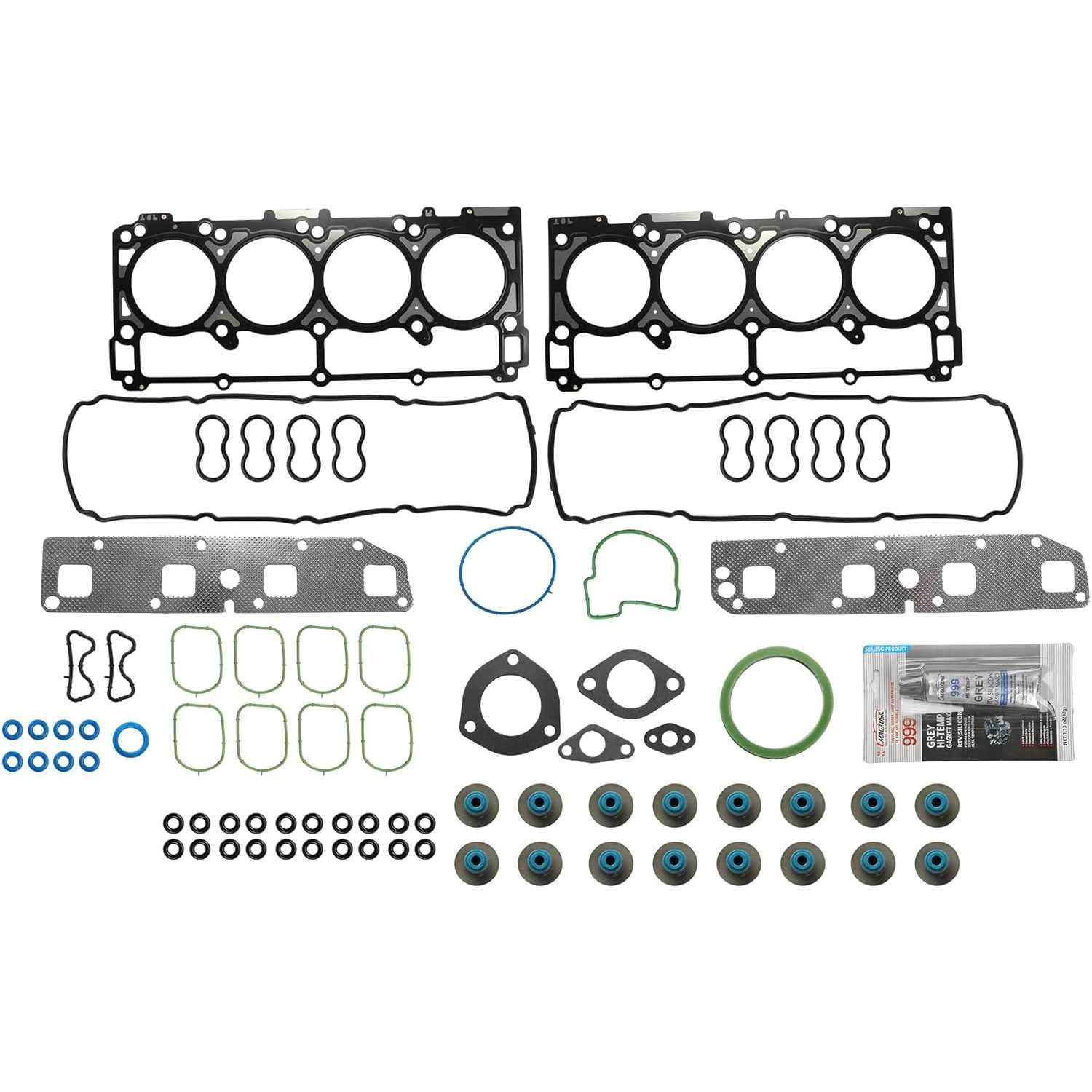 PHILTOP HS 26284 PT-1 Head Gasket Set, Compatible with 2003-2008 Ram1500, 2003-2008 Ram2500, 2005-2008 300, 2004-2008 Durango 5.