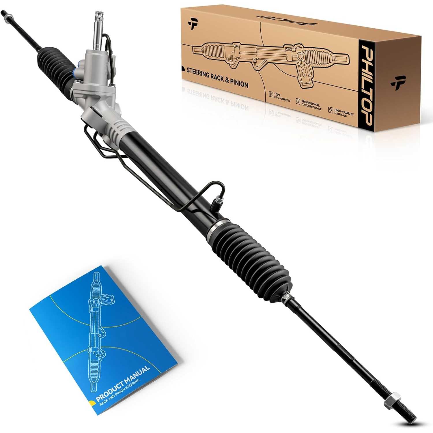 PHILTOP Hydraulic Power Steering Rack and Pinion for 2008-2014 Tribeca, 2006-2007 B9 Tribeca Replace# 26-2311