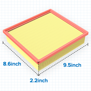 OEM air filter replacement