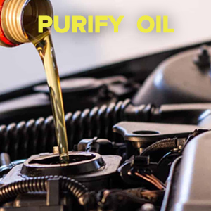Purify oil