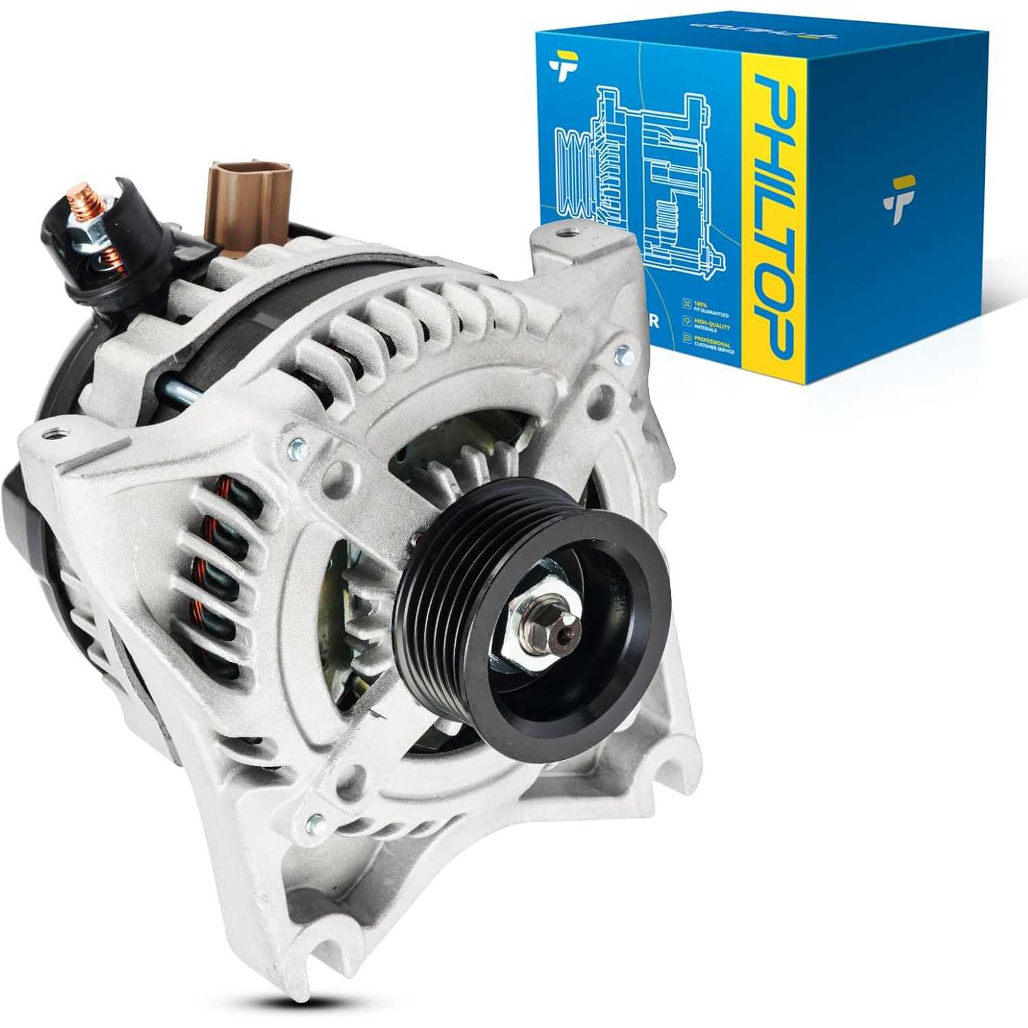 PHILTOP 11292N Alternator Compatible with Ford, Lincoln;2009-2010 150-f,2009-2010 Expedition, Navigator (150 Amp) Replace for,11