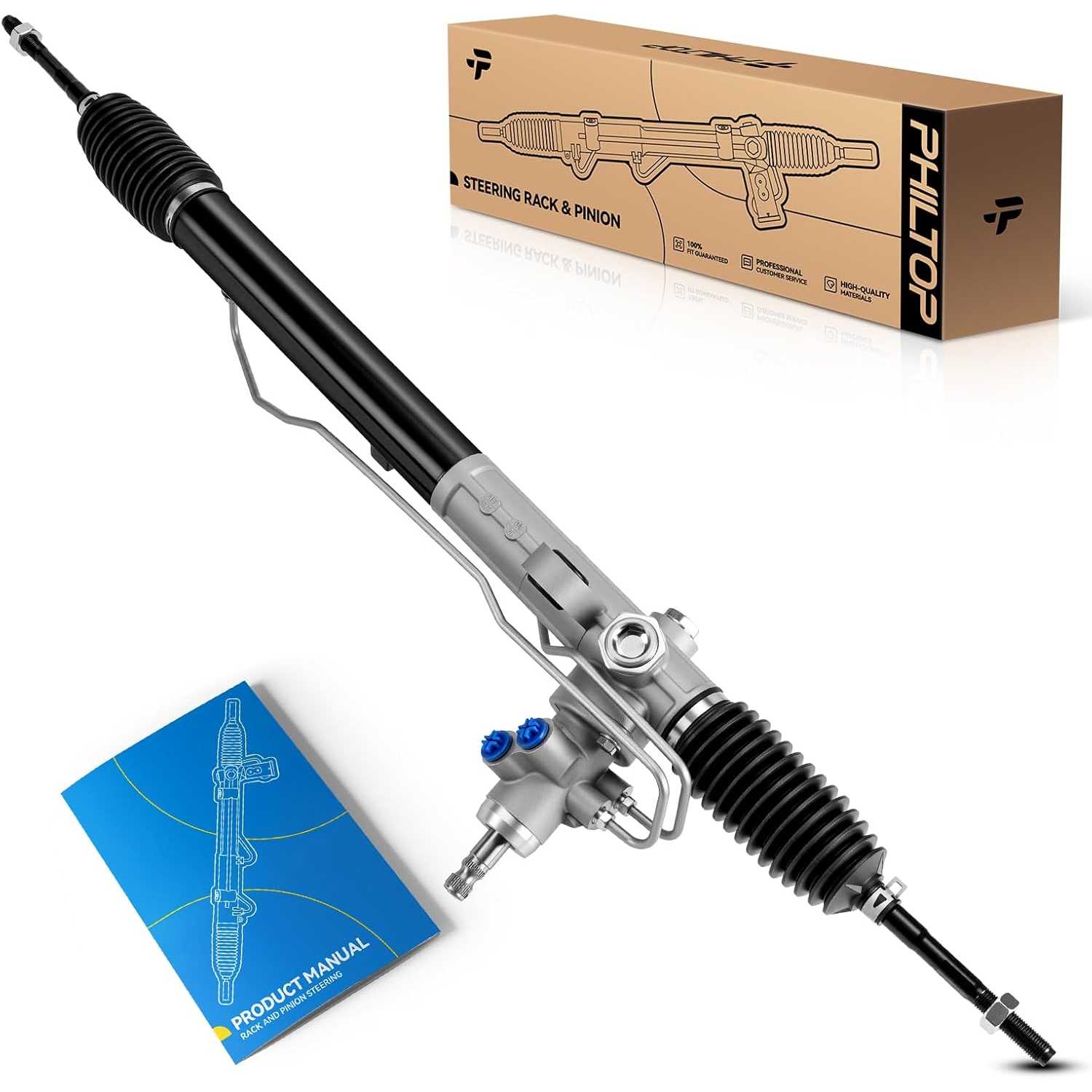 PHILTOP Hydraulic Power Steering Rack and Pinion for 2006-2011 Accent Replace# 26-2421