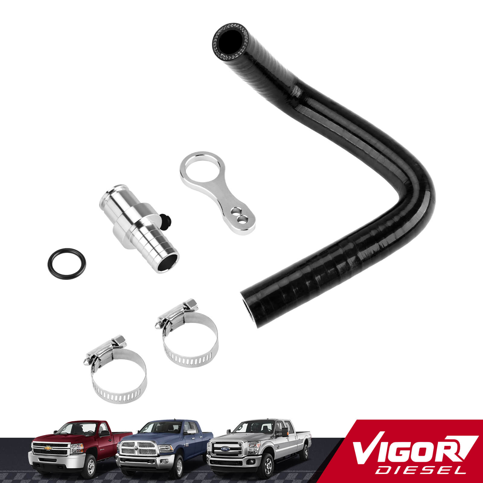 2010-2024 Dodge Ram 6.7L Cummins Coolant Hose Barb Adapter Leaking Repair Kit for 2500 3500 1