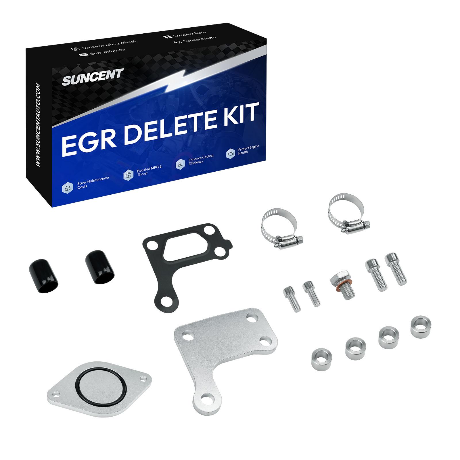 2016-2018 2.8L LWN Duramax EGR Valve & Cooler Delete Kit for Chevrolet Colorado/GMC Canyon w/ Block-Off Plate 0