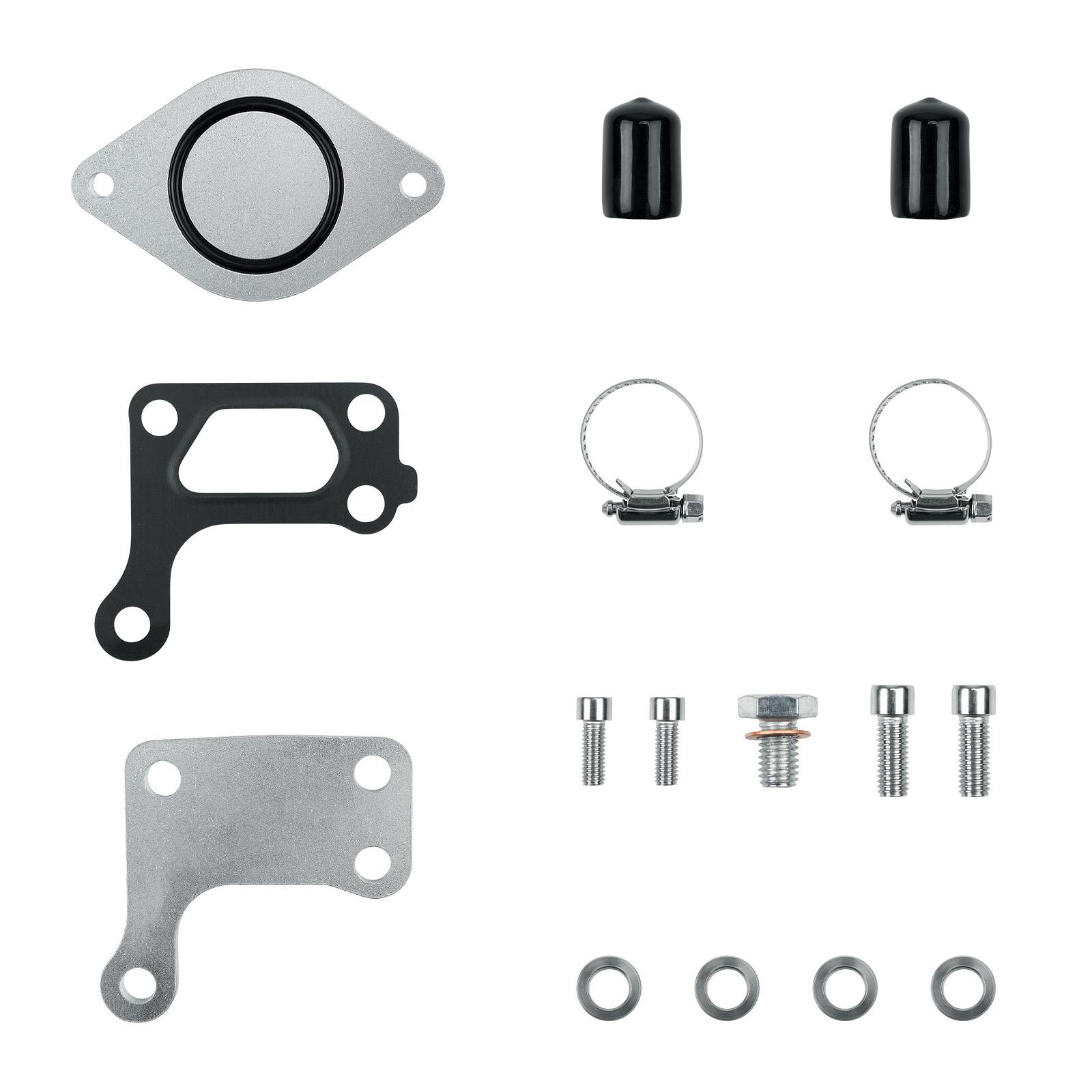 2016-2018 2.8L LWN Duramax EGR Valve & Cooler Delete Kit for Chevrolet Colorado/GMC Canyon w/ Block-Off Plate 1