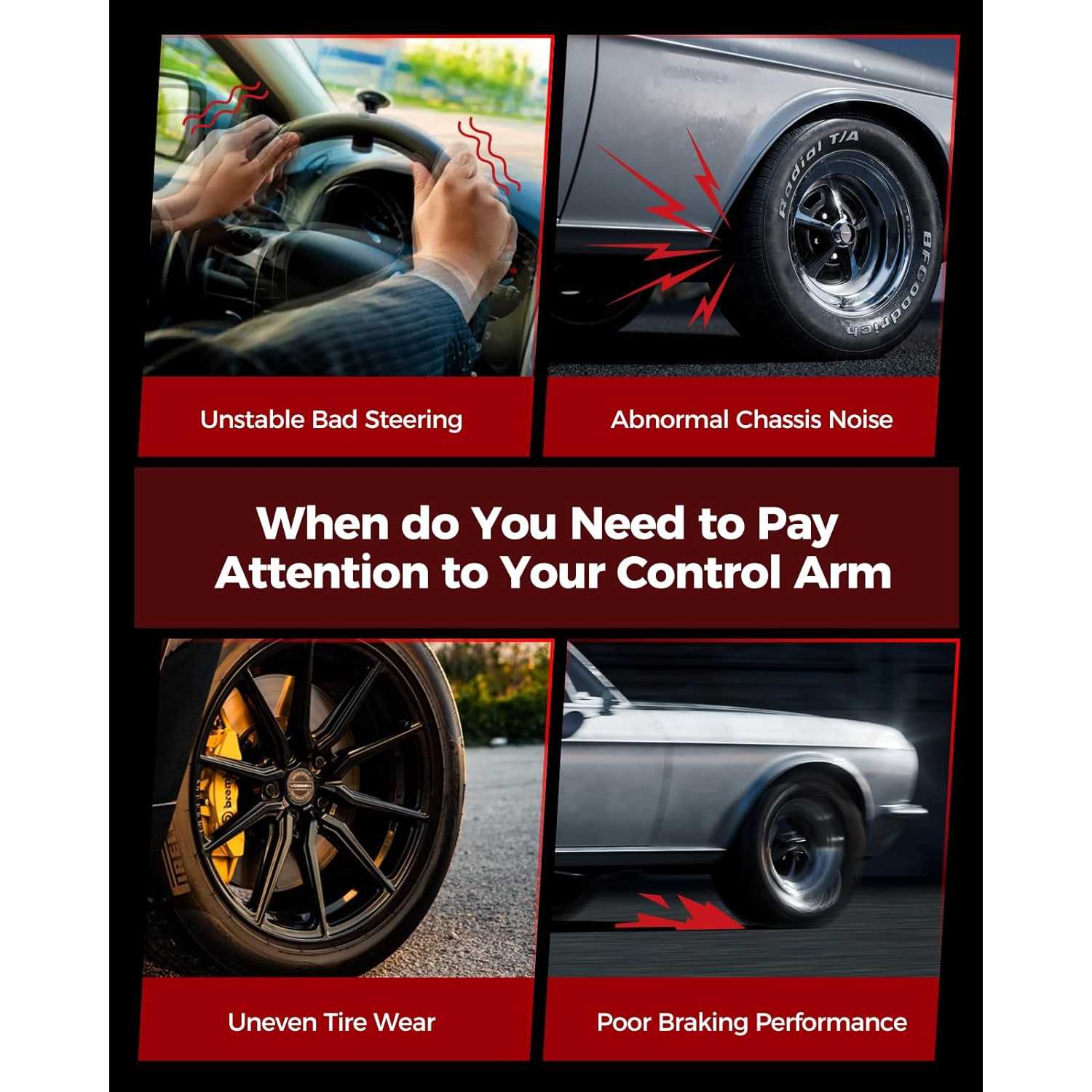 2008 GMC Sierra 1500 Control Arms Kit 4PCS Torchbeam® 8