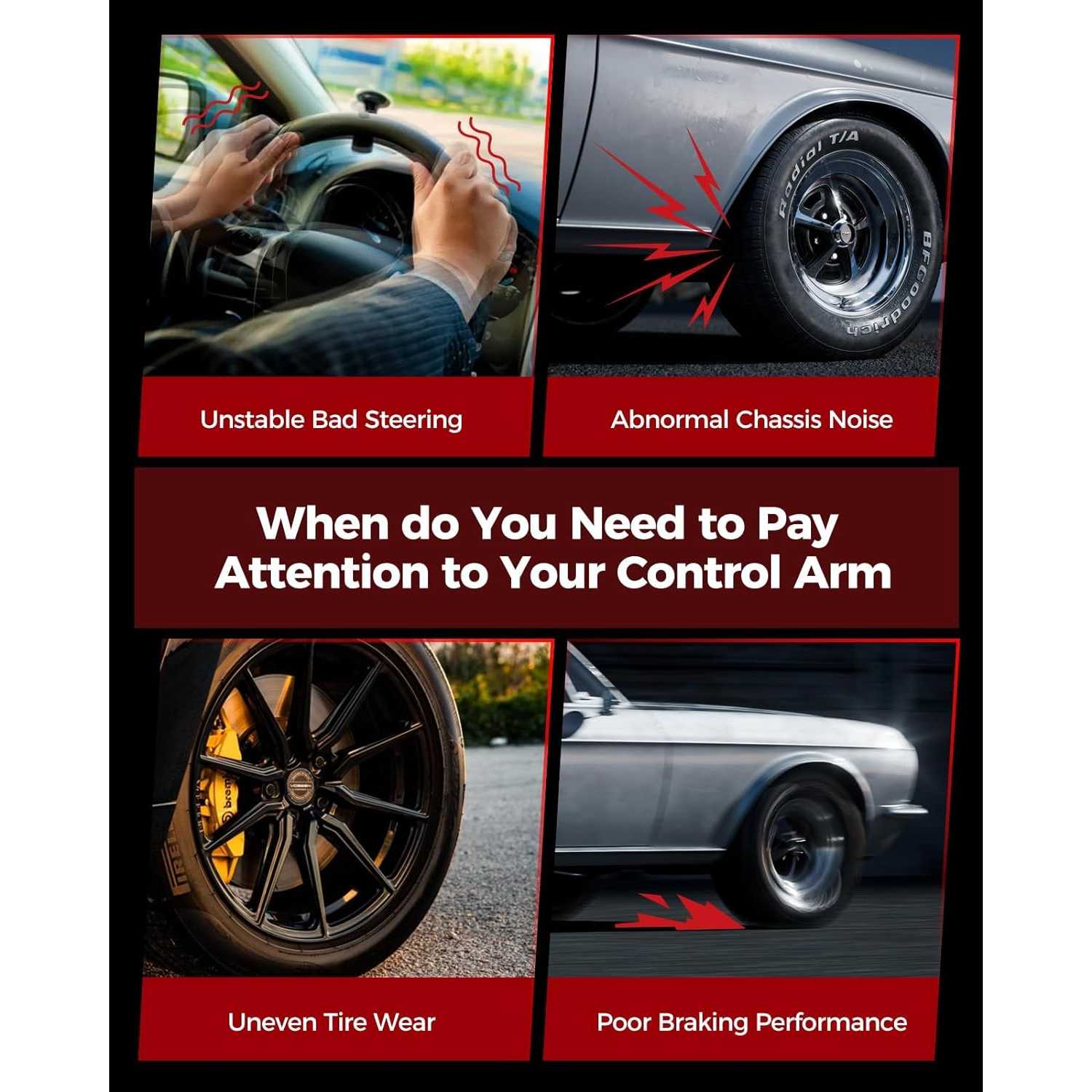 2008 GMC Sierra 1500 Control Arms Kit 4PCS Torchbeam® 5