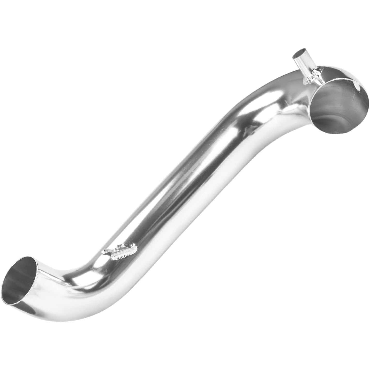 ZonCar® Cold Air intake kit w/ Heat Shield for Civic 2001-2005 L4 1.7L Black Polished Aluminum 7