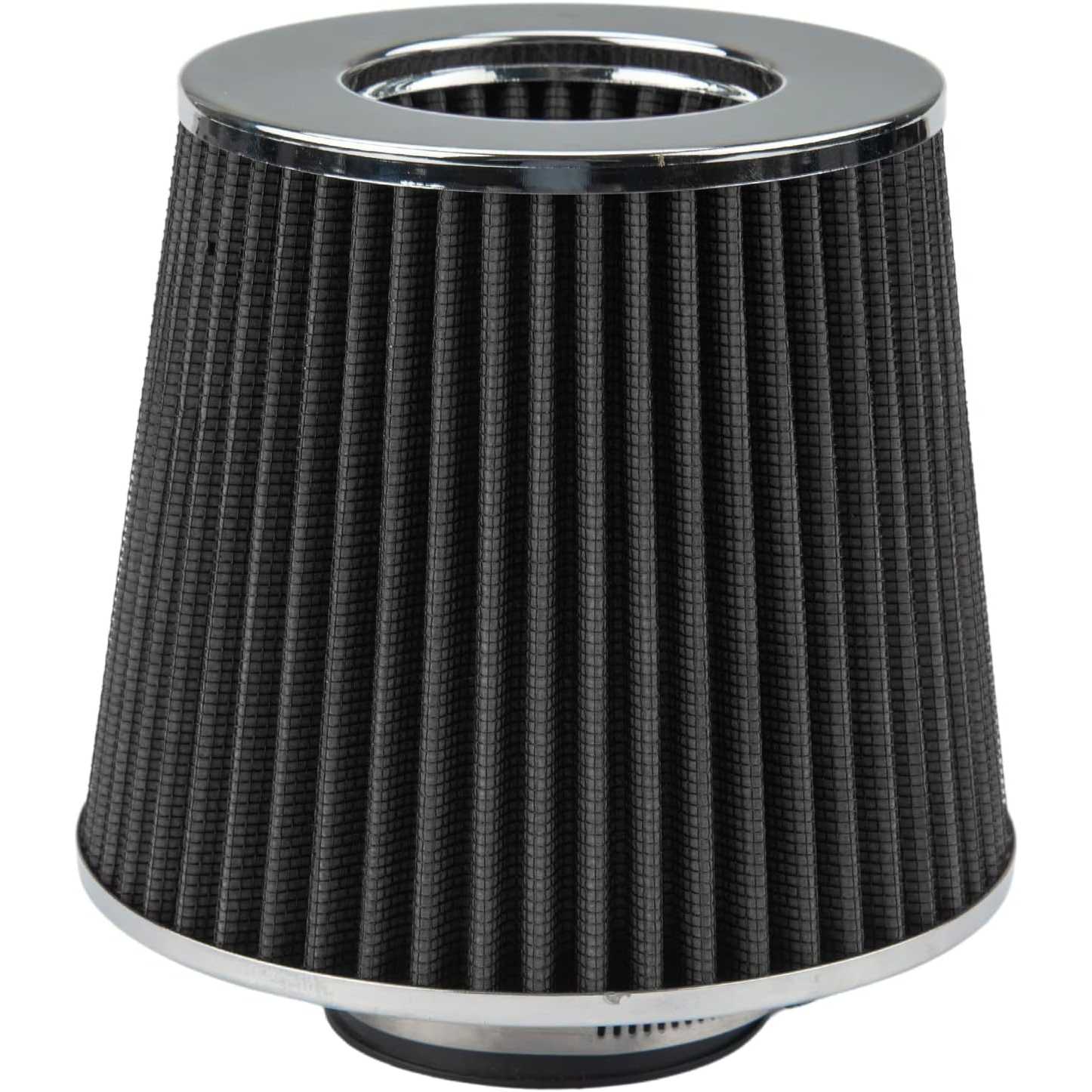 ZonCar® Cold Air intake kit w/ Heat Shield for Civic 2001-2005 L4 1.7L Black Polished Aluminum 6