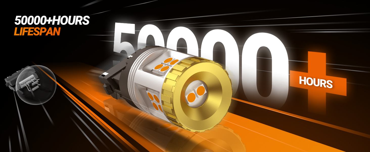 Sealight 3157 3156 3056 3057 4057 4157 LED Light Bulb Amber Yellow Turn Signal Marker Lights