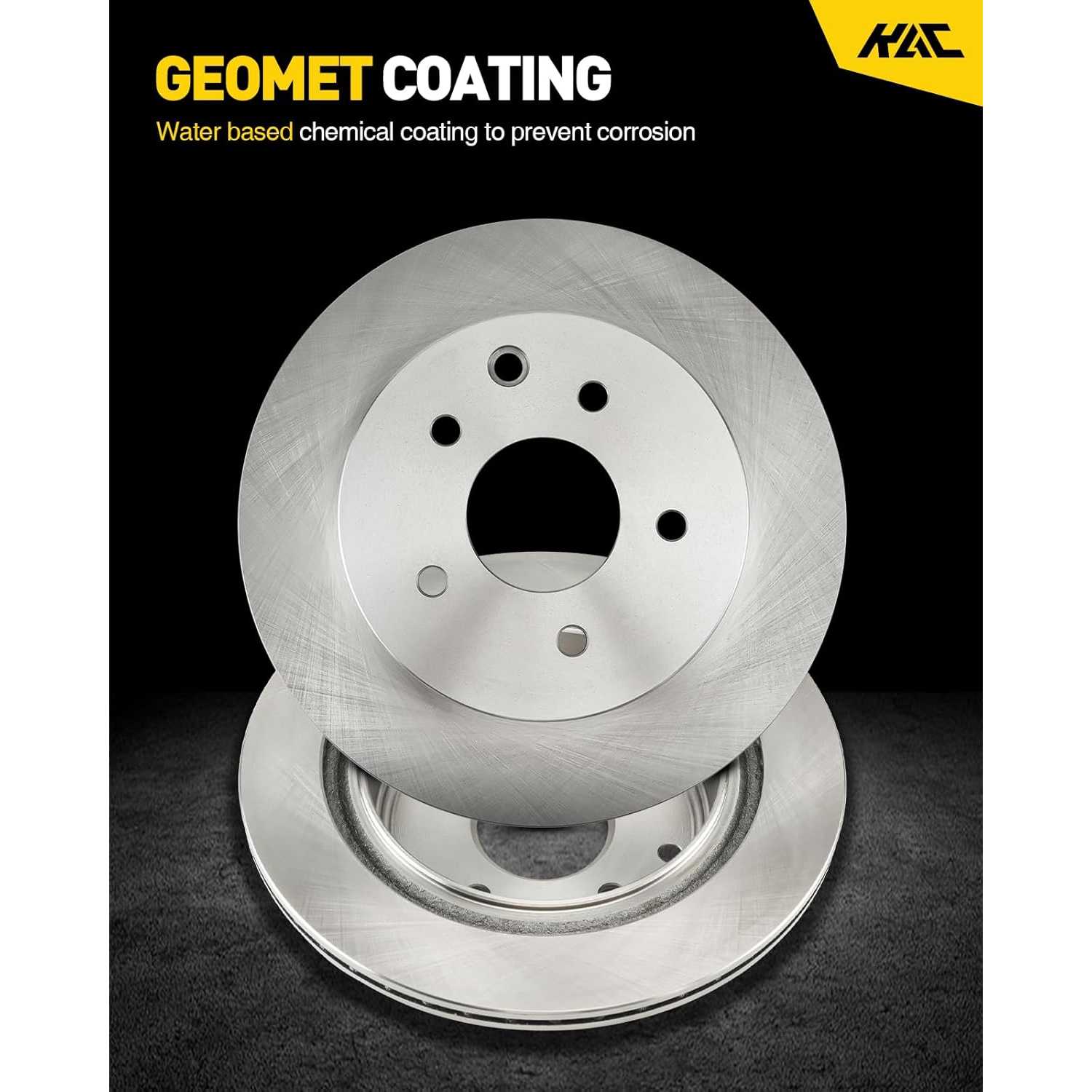 2005-2019 Frontier/2005-2015 Xterra/2009-2012 Equator Rear Ceramic Brake Pad & Rotor Kit 5