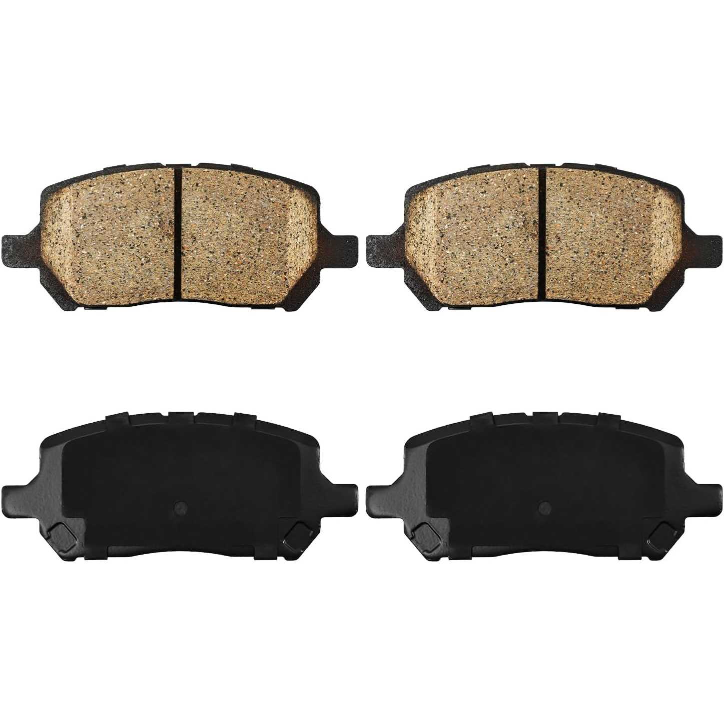PHILTOP Front Ceramic Disc Brake Pads Set Compatible with Cobalt, Ion, G5, Pursuit, G4, 4 Pcs