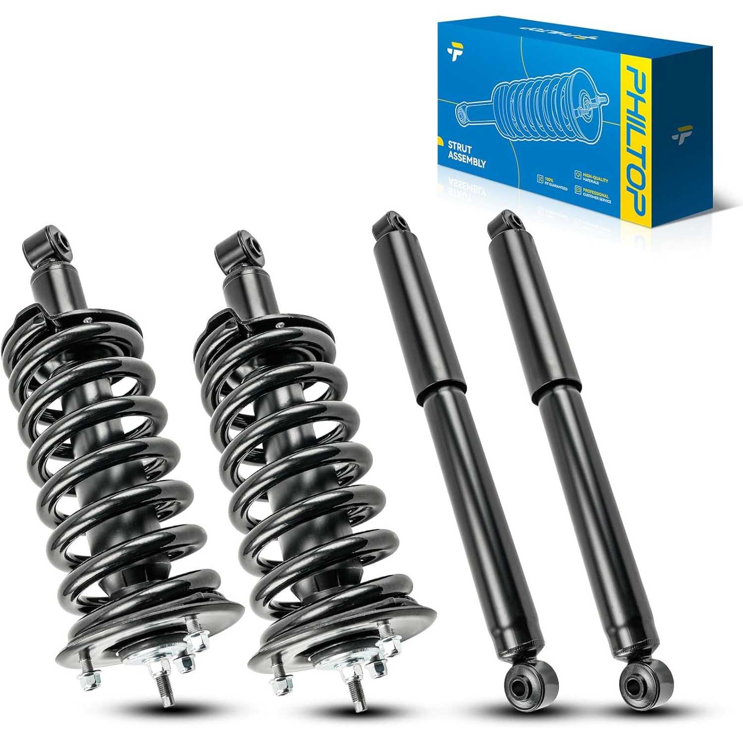 PHILTOP Struts Front And Rear Shocks Automotive Replacement Shocks 171358 37251 For 2004 2005 2006 2007 2008 2009 2010 2011 2012