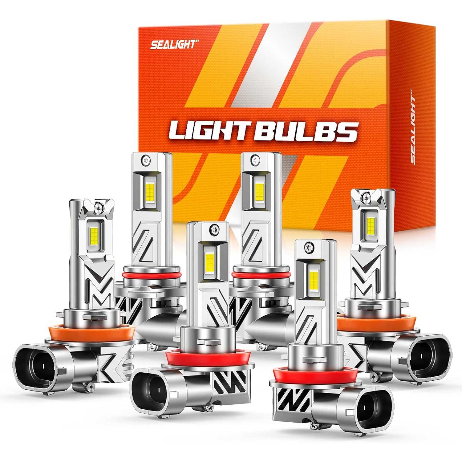 SEALIGHT® F3A 9005/HB3 H11/H8/H16 LED Headlight Bulbs H11/H8/H16 Fog Light Bulbs Combo 3Pairs