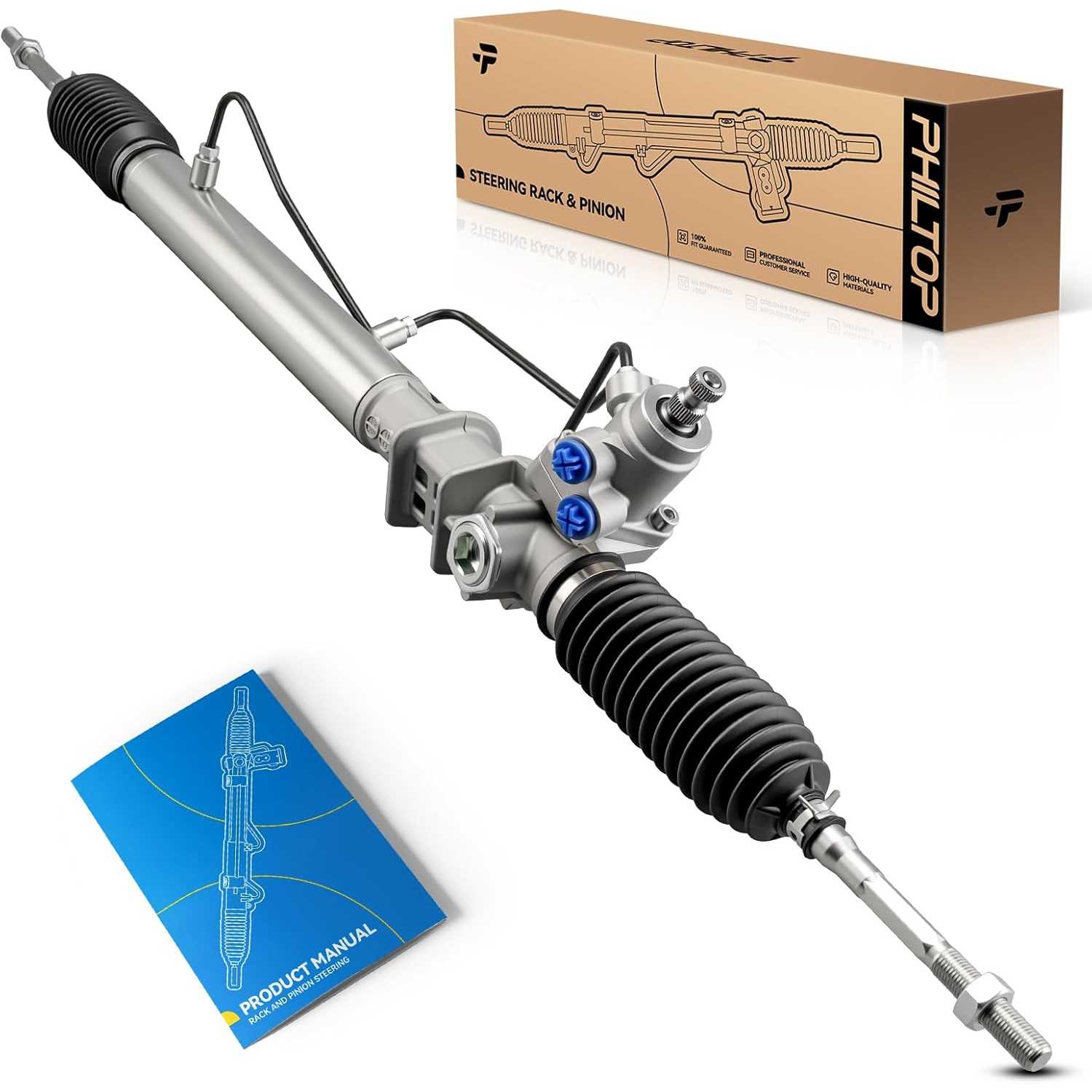 PHILTOP Power Steering Rack and Pinion Compatible with Suzuki XL-7 2002-2006 All Models, Grand Vitara 1999-2005 All Models, Hydr