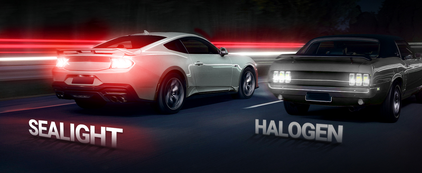 Sealight 7443 7440 7441 7444 T20 W21W LED Light Bulb Red Brake Tail Stop Parking Blinker Lights