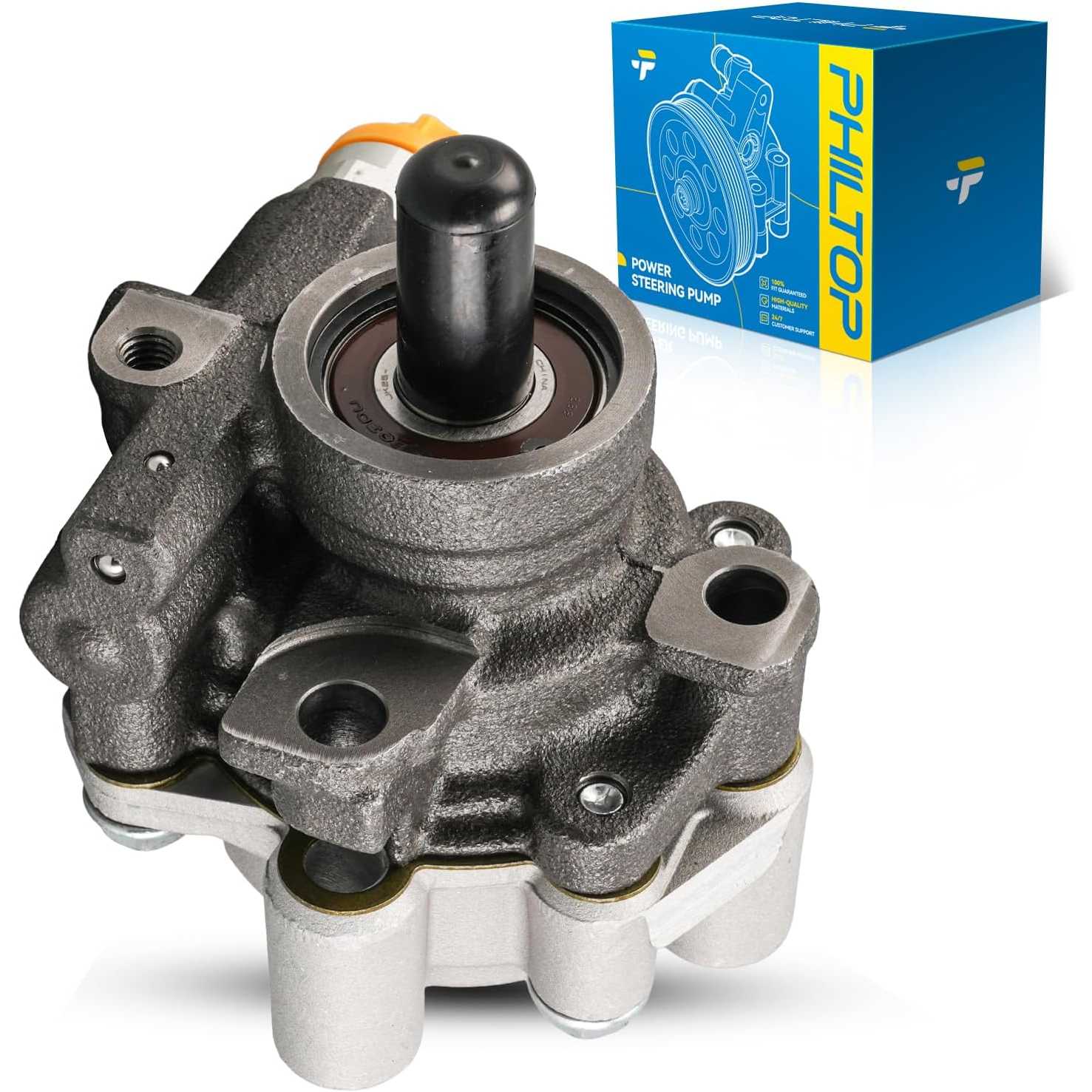 PHILTOP Power Steering Pump Replacement 215228, Fit for 1997-2001 Tacoma 2.7L, 1996-2000 4Runner 2.7L, 1997 Tacoma 2.4L, Replace