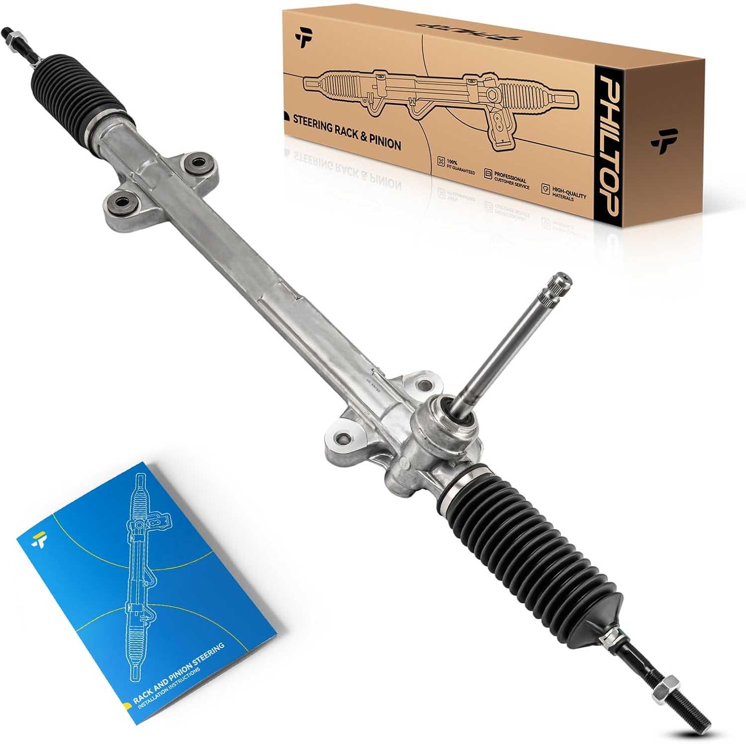 PHILTOP Electronic Power Steering Rack and Pinion Assembly Direct Fit 2008-2012 Elantra 2.0L, 2010-2013 Direct Fitte Replace No.