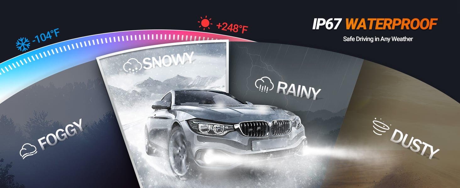 881 886 889 LED fog light bulbs