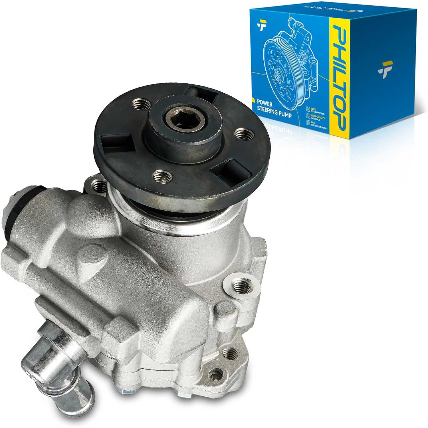 PHILTOP 21-109 Power Steering Pump Fit For 2008-2010 528i, 2006-2007 530i; 525i; 530xi; 525xi, 2009-2010 528i xDrive, 3241677732