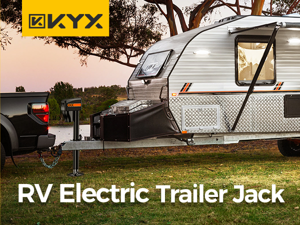 Electric Trailer Jack To 5000lbs For A-Frame And RV Trailer 12V DC And