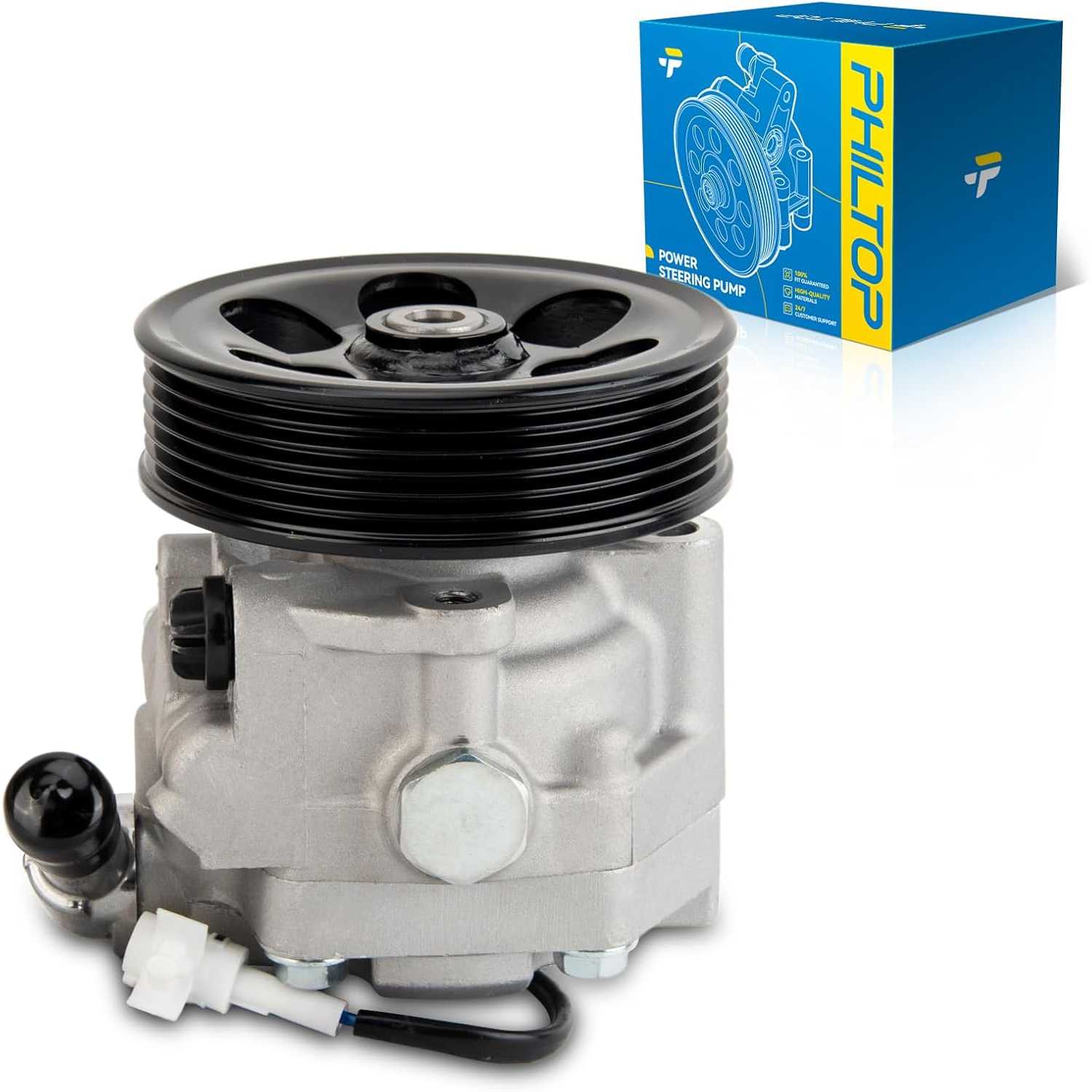 PHILTOP 21-188 Power Steering Pump for Legacy 2008 2009 3.0L, Outback 2005 2006 2007 2008 2009 3.0L, Replace# 21188, 34430AG011,