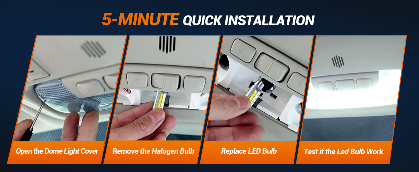 automotive interior lights dome lights floor door license plate lights trunk lights map lights BULB