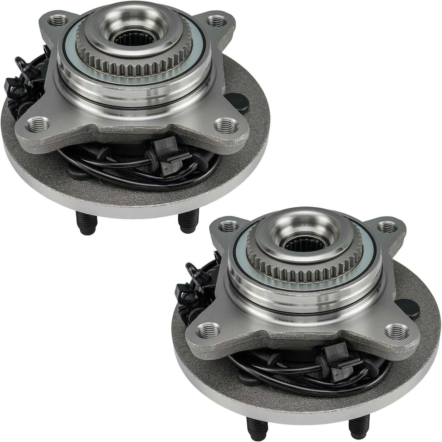 PHILTOP 515043 x2 4WD Front Wheel Bearing Hub Assembly Compatible with 2000-2006 Expedition, 2000-2006 Navigator 6 Lugs