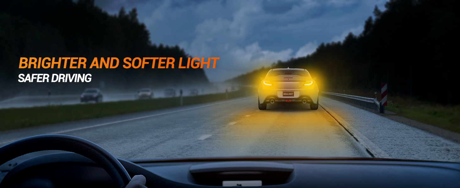 SEALIGHT 3156 3157 LED Bulb Amber Yellow Turn Signal Lights