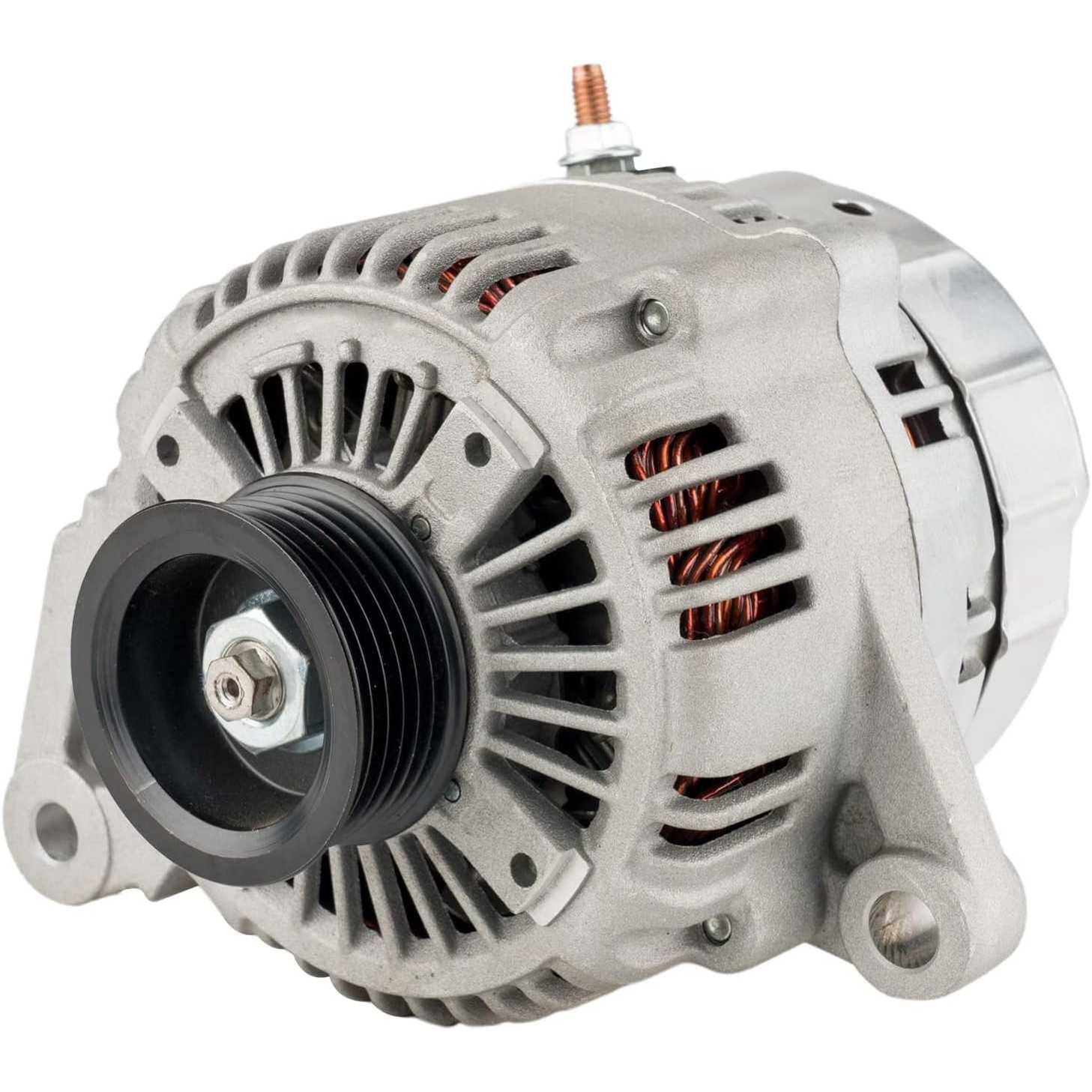 13876N Remanufactured Alternator 117A High-Output For 2001-2006 Jeep Wrangler 4.0L L6 PHILTOP® 1