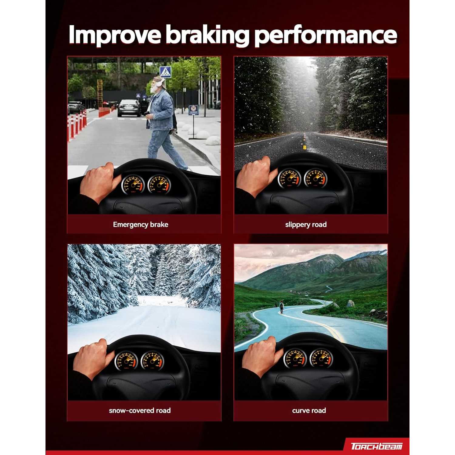 2003-2019 Express 3500/ 2006-2019 Express 2500(More Available) Rear Drilled and Slotted Ceramic Brake Pad & Rotor Kit 6