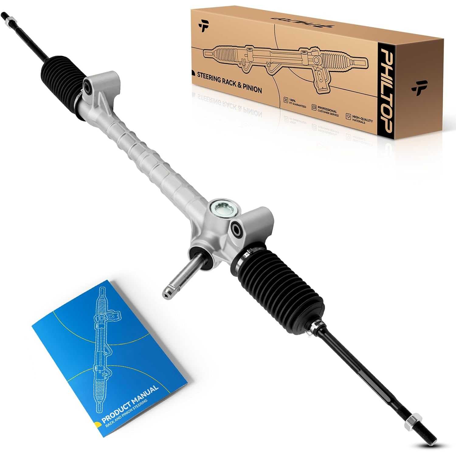 PHILTOP Electronic Steering Rack and Pinion Fit for Chevy Cobalt