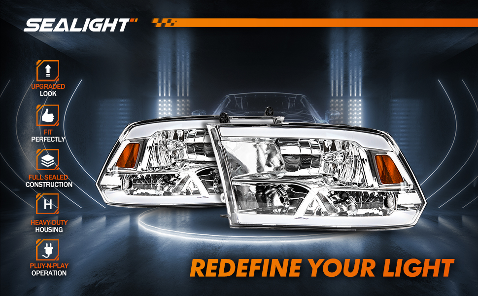 2009-2018 Ram 1500 headlight assembly