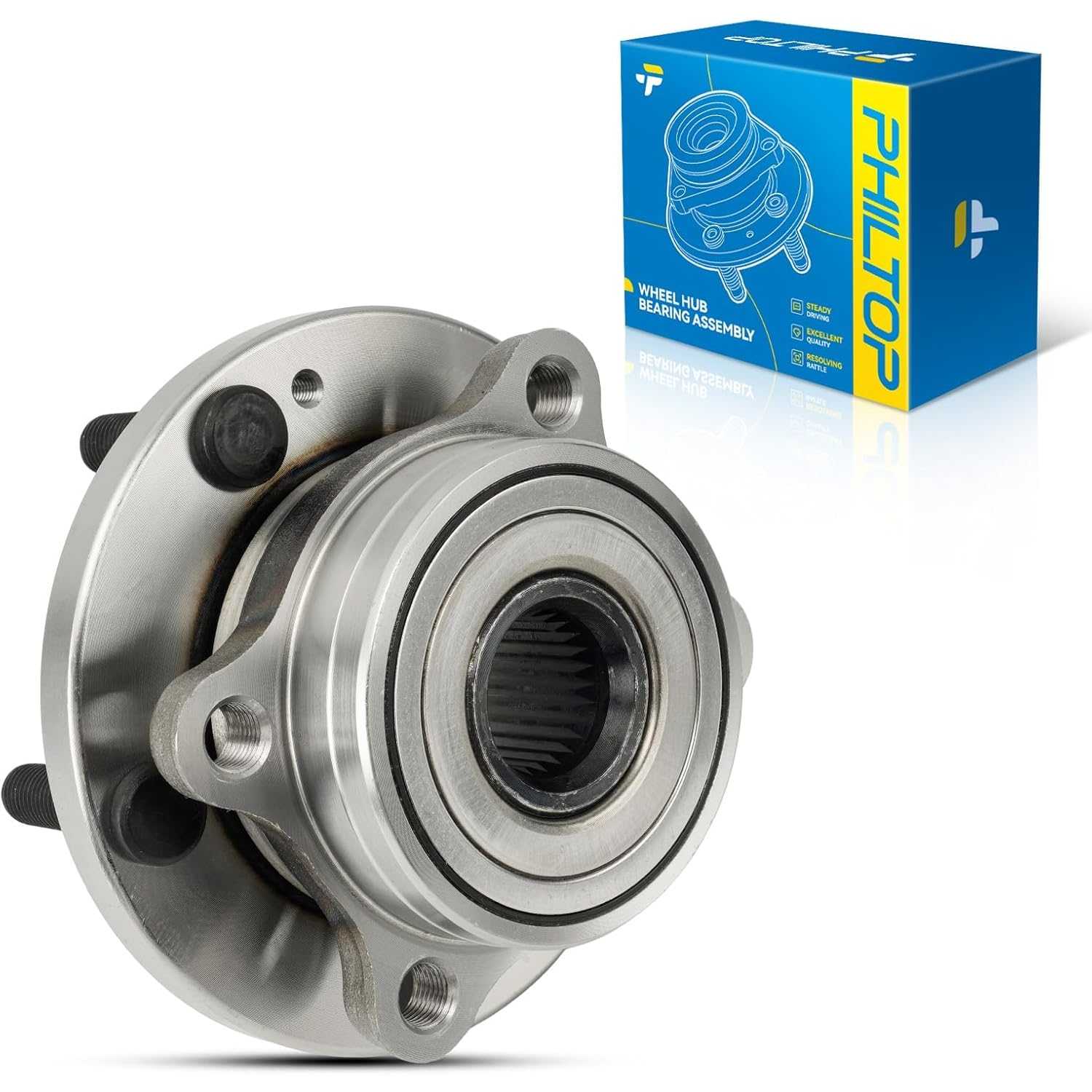 PHILTOP 513426 Front Wheel Bearing Hub Assembly Fit for Kia Soul 2017-2019 Wheel Hub Assembly