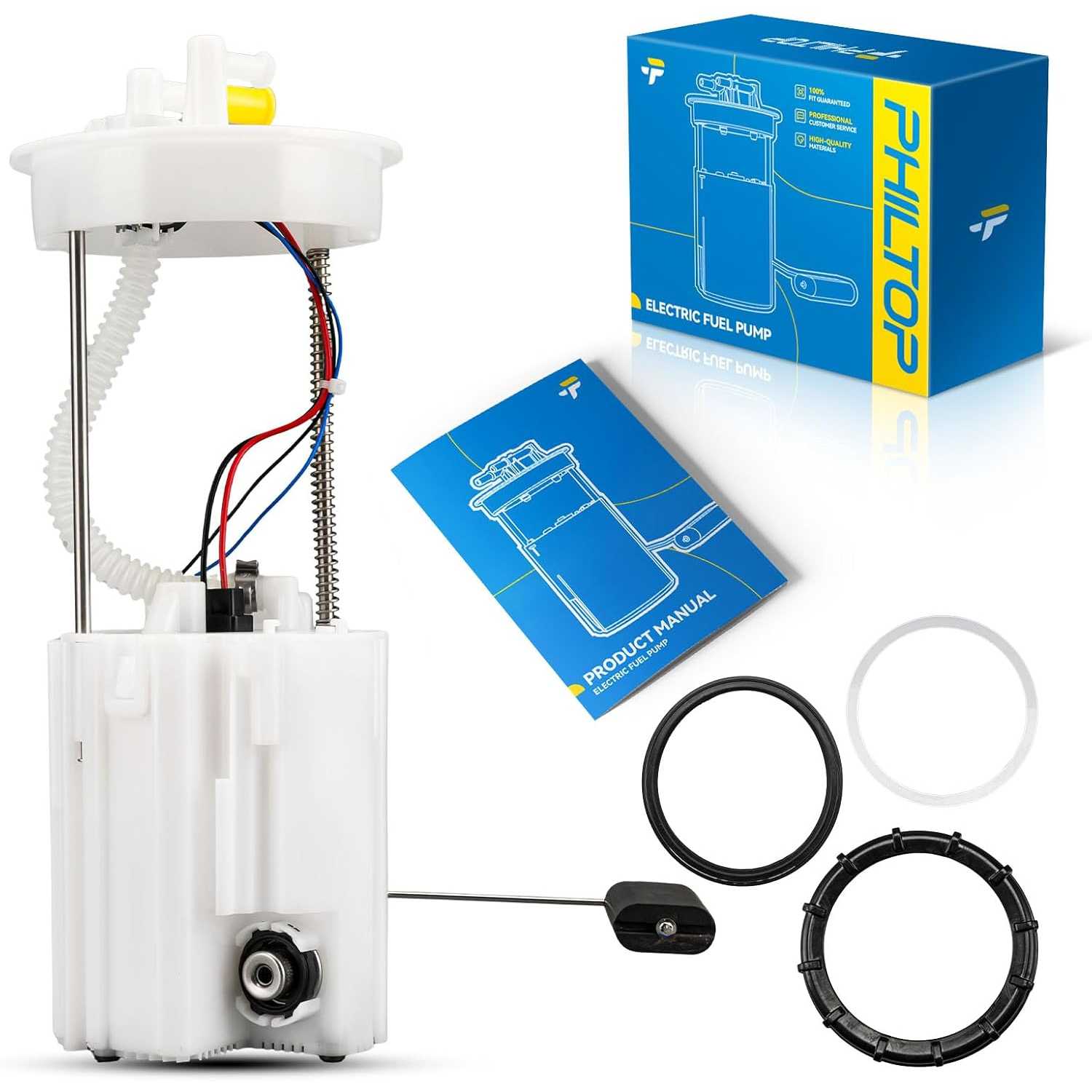 PHILTOP Electric Fuel Pump Assembly Fits for Honda CR-V 2002 2003 2004 2005 2006, FG0963