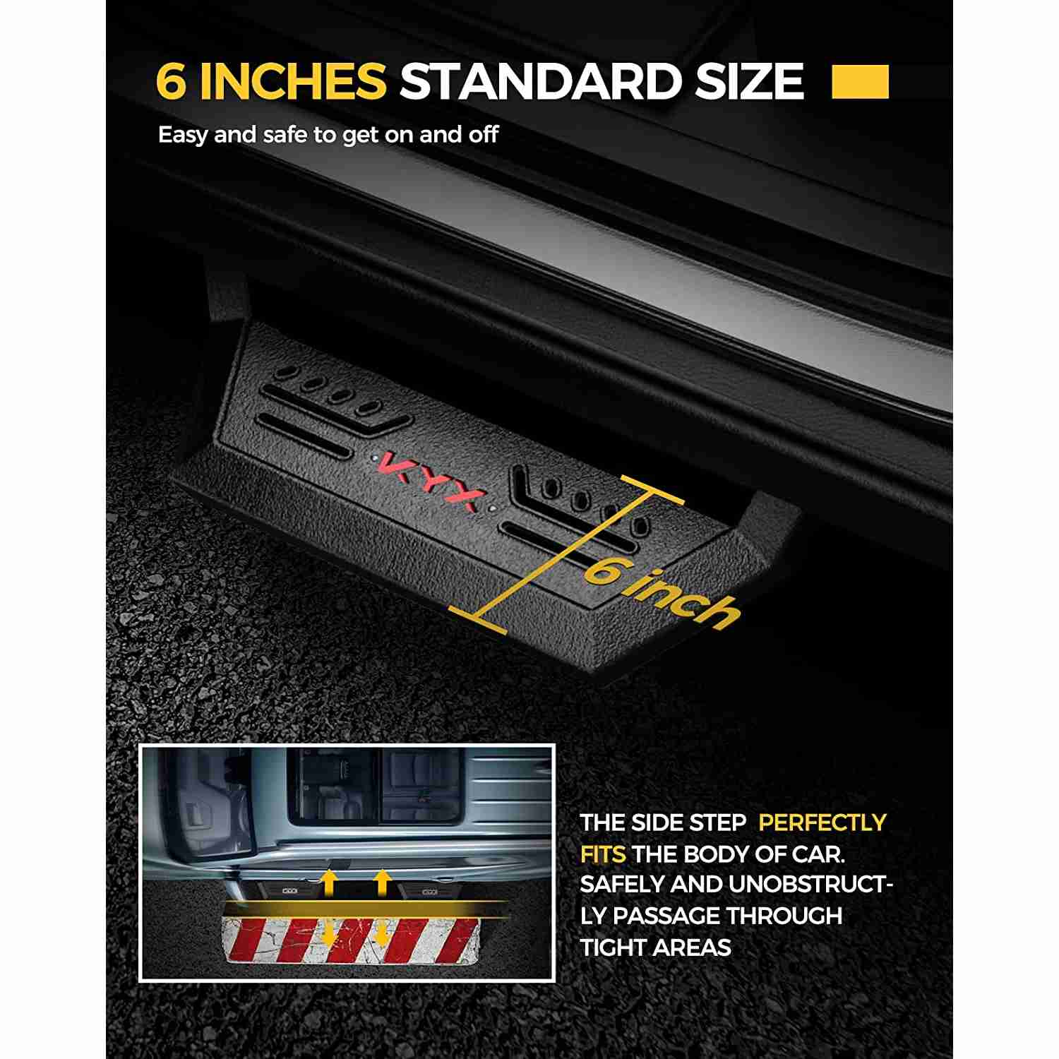 KYX® Running Boards for 2023 Ford F-350 Super Duty Crew Cab 4